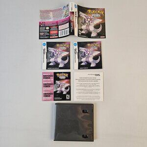 Genuine Nintendo DS Pokemon Pearl Version Case/Box & Manual ONLY *NO GAME*